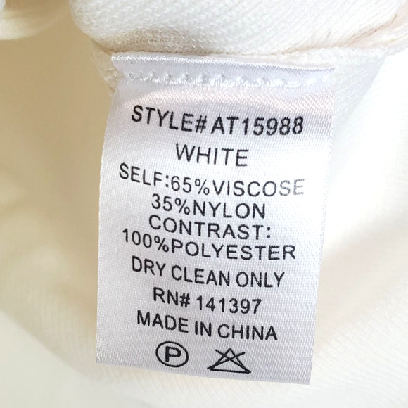 Astr the Label Ivory Sheer Puff Sleeve Bodysuit S Parisian French Girl Basic NWT - Picture 6 of 12